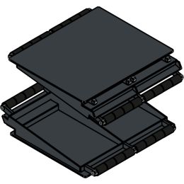 Extensions for drive-on ramp ATH Four Lift 55/65 (set)