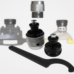 Quick-release chuck for mounting head (set)